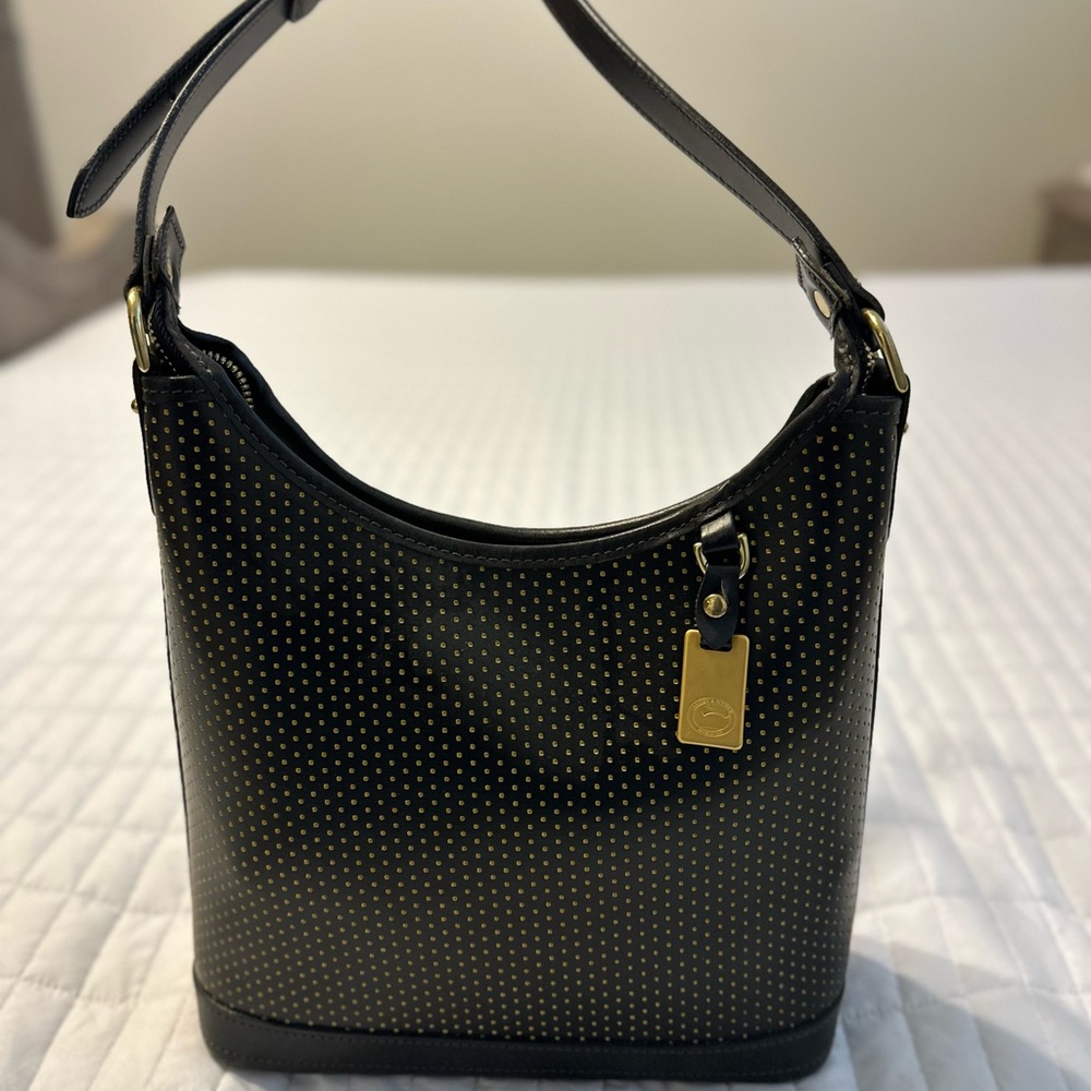 Dooney & Bourke Navy Cabrio Hobo Shoulder Bag